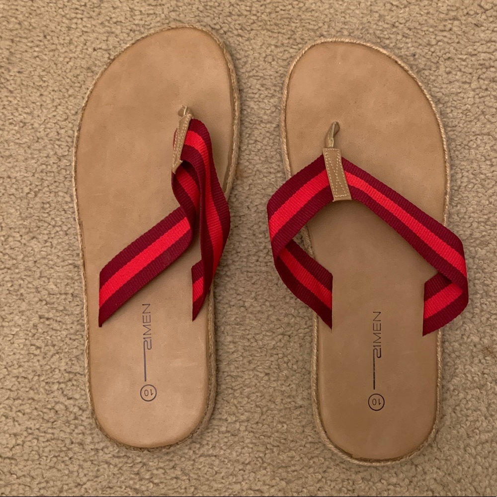 Size 10 flat flip flops